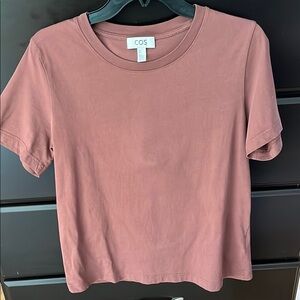 COS Women's raspberry color T-Shirt